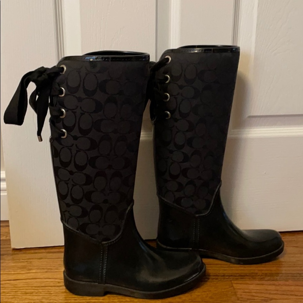COACH Triste Rain Boots